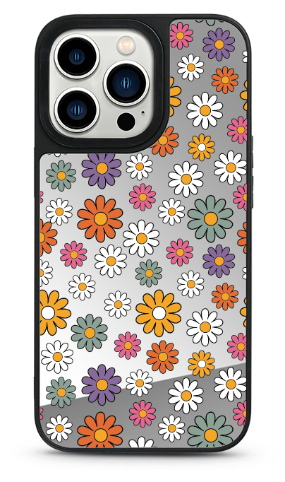 Comic Floral Mirror Phone Case