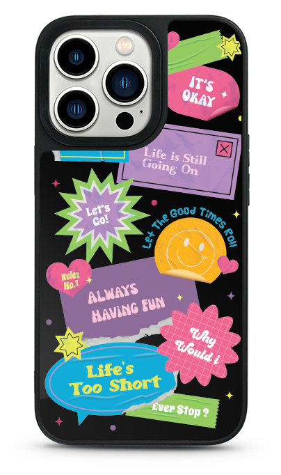 Stickers Mirror Phone Case