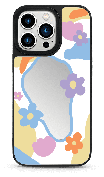 Floral Frame Mirror Phone Case