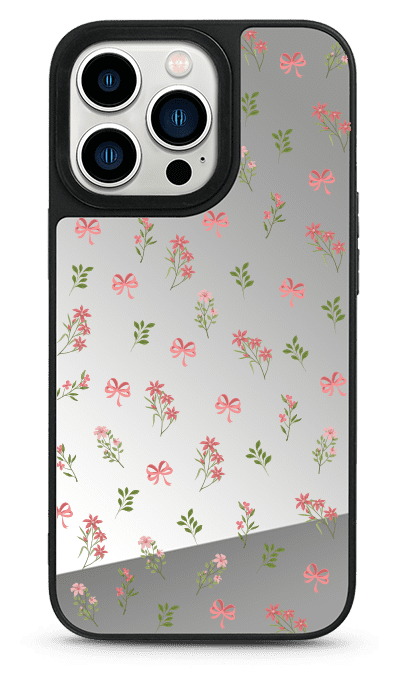 Flowers and Bows Mirror Phone Case