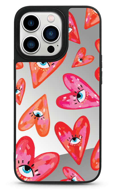 Heart Eyes Mirror Phone Case