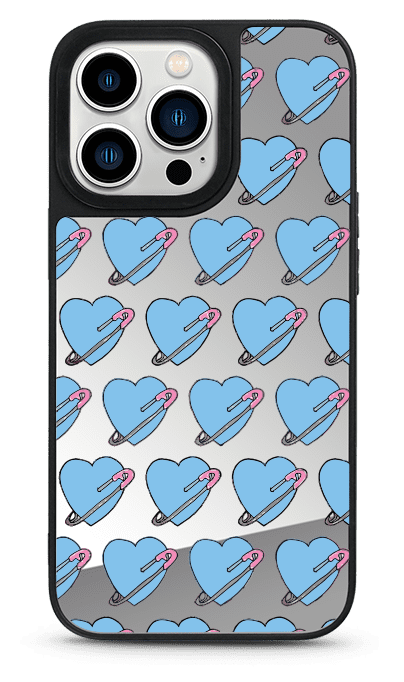 Pinned Hearts Mirror Phone Case