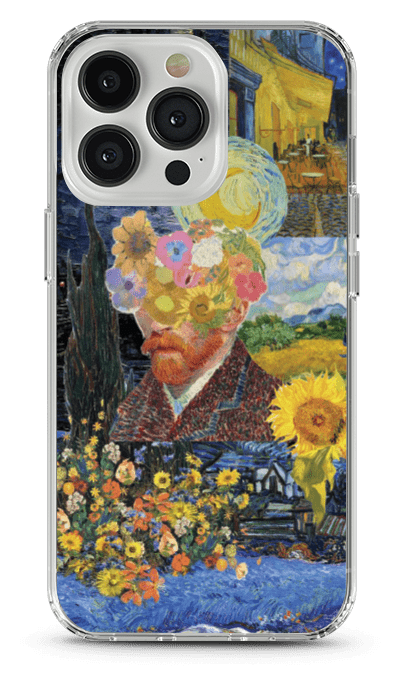 Van Gogh Collage Crystal Case