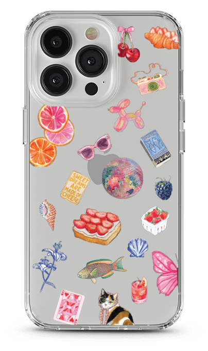 Vibrant Picnic Collage Crystal Case