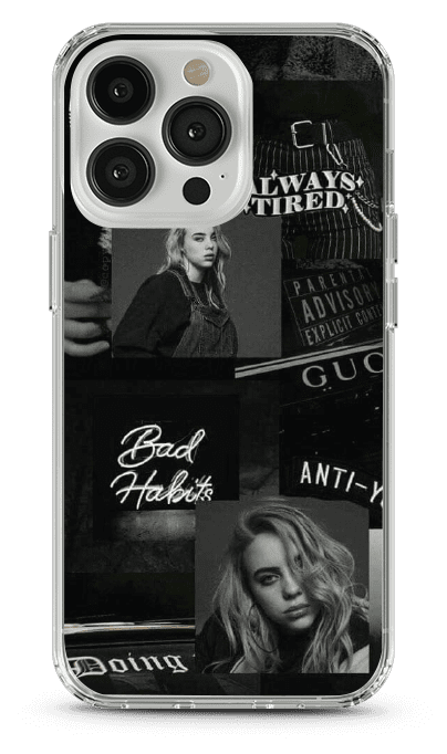 Billie Black Collage Phone Case
