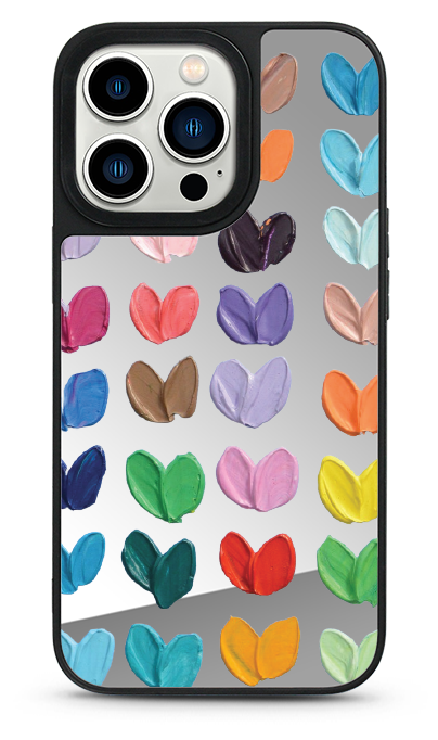 Pop Hearts Mirror Phone Case
