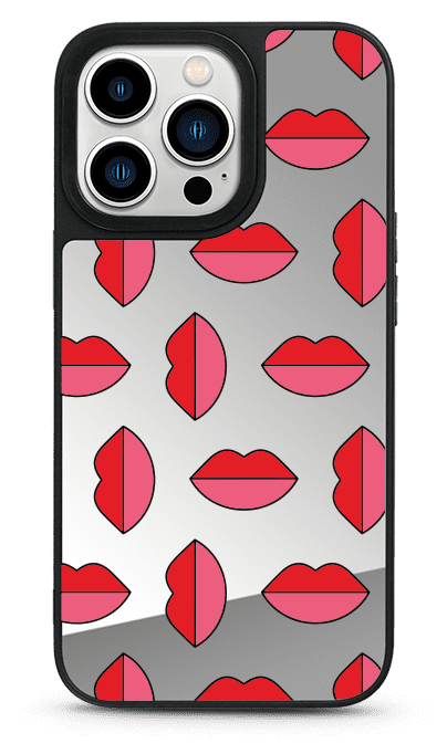 Lips Minimal Mirror Phone Case
